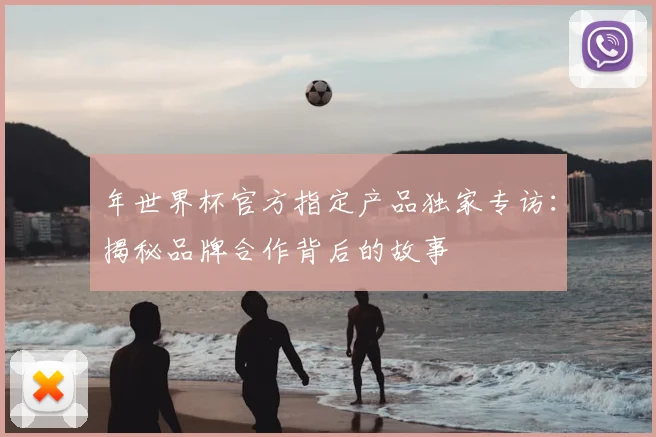 年世界杯官方指定产品独家专访：揭秘品牌合作背后的故事